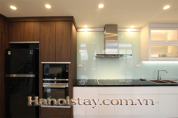 Beautiful Duplex Two Bedroom Apartment Rental in Yen Phu Area, Tay Ho District, Open Lake View 9