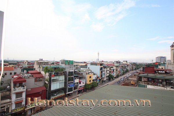 Beautiful Duplex Two Bedroom Apartment Rental in Yen Phu Area, Tay Ho District, Open Lake View 22
