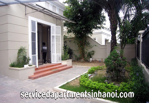Beautiful Five bedroom Villa for rent in C7 Ciputra, Hanoi, Marble Floor, Open to the Garden 3