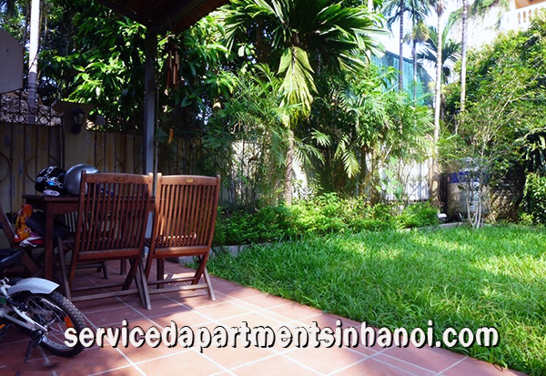 Beautiful Garden House for rent in Dang Thai Mai street, Tay Ho 1