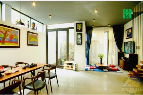 Beautiful house with 3 BR + 1 Working Room for rent in Bac Cau street, Long Bien District 25