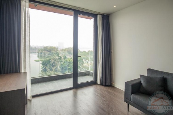 Beautiful Lake View & Modern 02 BR Dulplex Apartment for rent in Truc Bach Area, Ba Dinh 1