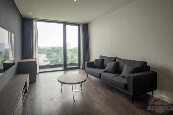 Beautiful Lake View & Modern 02 BR Dulplex Apartment for rent in Truc Bach Area, Ba Dinh 3