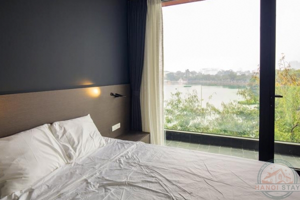 Beautiful Lake View & Modern 02 BR Dulplex Apartment for rent in Truc Bach Area, Ba Dinh 35