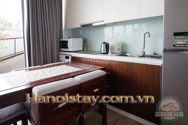 *Beautiful Lake View One Bedroom Apartment in Quang Khanh with private balcony* 13