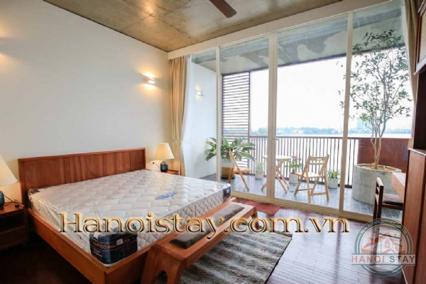Beautiful lake view serviced Apartment Rental in Tay Ho Area, Hanoi 11