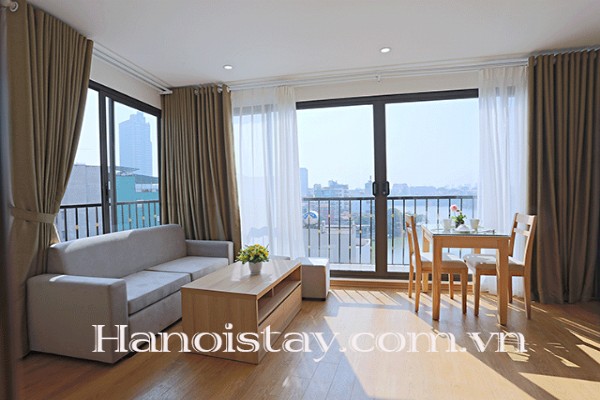 Beautiful Lake View Serviced Apartment Rental in Truc Bach Area, Huge Terrace 6