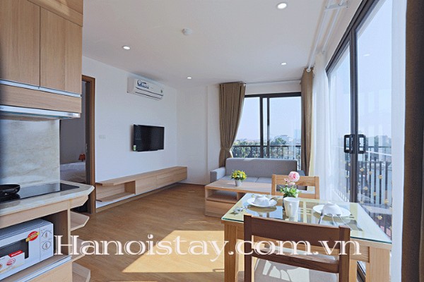 Beautiful Lake View Serviced Apartment Rental in Truc Bach Area, Huge Terrace 9