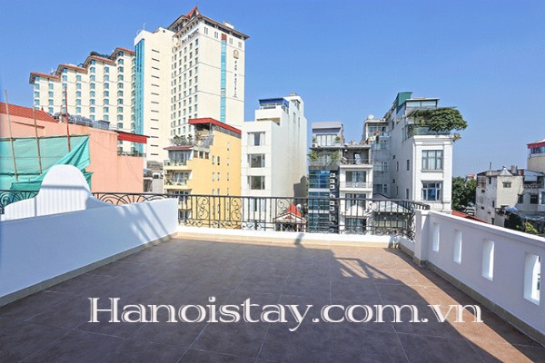 Beautiful Lake View Serviced Apartment Rental in Truc Bach Area, Huge Terrace 14