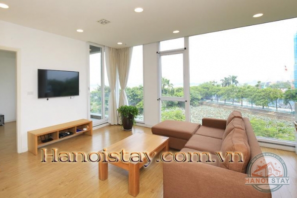 Beautiful Lake view Two Bedroom Apartment Rental in Xom Chua Area, Tay Ho 6