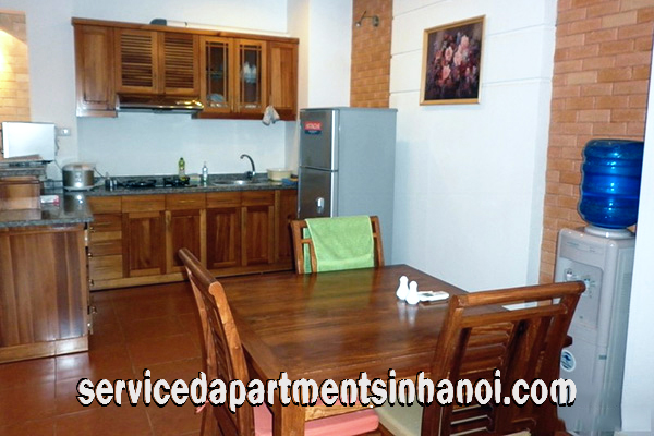 Beautiful one bedroom apartment with Truc Bach lake view, Ba Dinh 4