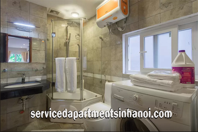 Beautiful Open Floor Plan Apartment Rental in Dao Tan street, Ba Dinh 12