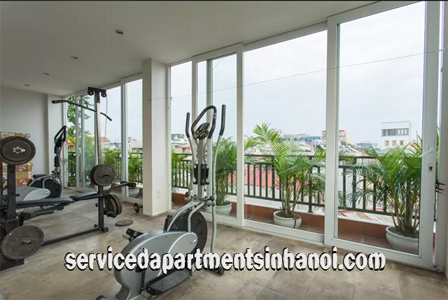 Beautiful Open Floor Plan Apartment Rental in Dao Tan street, Ba Dinh 14