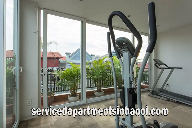Beautiful Open Floor Plan Apartment Rental in Dao Tan street, Ba Dinh 15
