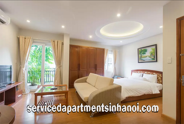 Beautiful Open Floor Plan Apartment Rental in Dao Tan street, Ba Dinh 2