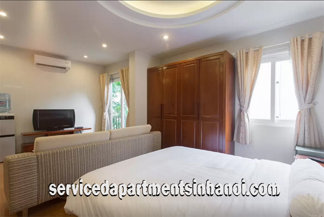 Beautiful Open Floor Plan Apartment Rental in Dao Tan street, Ba Dinh 7