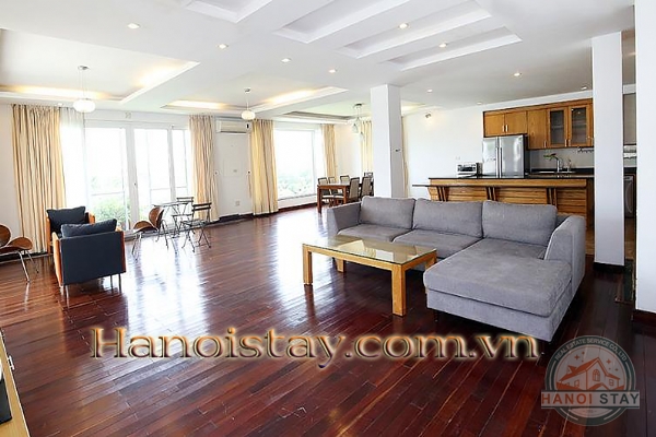 Beautiful & Spacious Lake View 3 Bedroom Apartment For Rent In Quang Khanh Str, Tay Ho 1