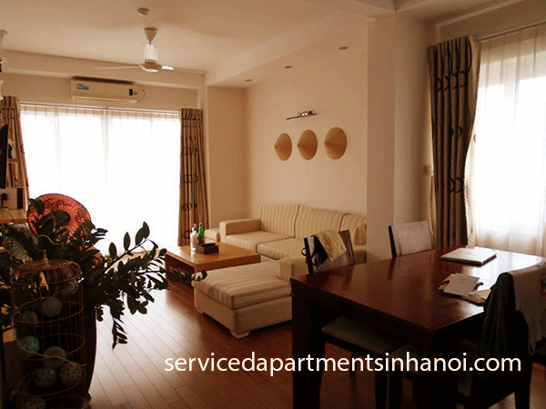 Beautiful spacious two bedroom apartment rental In Hoang Hoa tham st, Close to Golden West lake complex 1