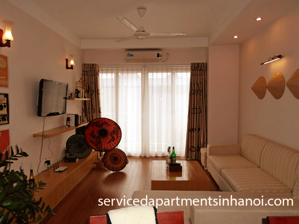 Beautiful spacious two bedroom apartment rental In Hoang Hoa tham st, Close to Golden West lake complex 3