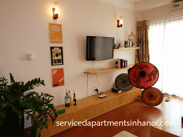 Beautiful spacious two bedroom apartment rental In Hoang Hoa tham st, Close to Golden West lake complex 5
