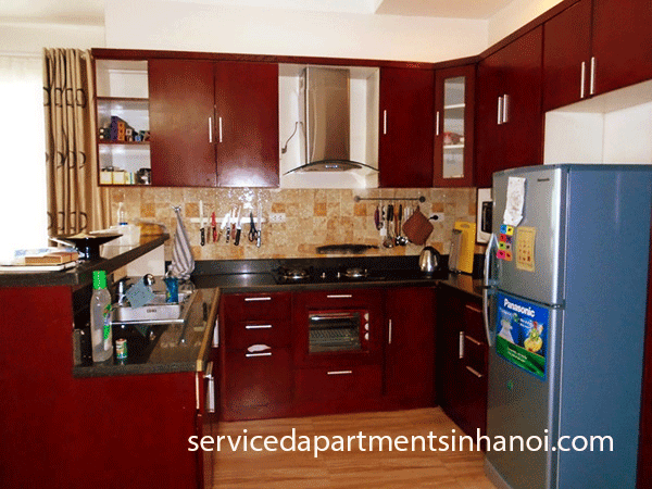 Beautiful spacious two bedroom apartment rental In Hoang Hoa tham st, Close to Golden West lake complex 7