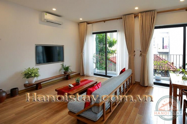 *Beautifully decorated Serviced Apartment Rental in Xuan Dieu street, Tay Ho* 2