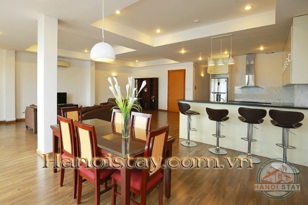 *Best Valued Lake View 03 Bedroom Serviced apartment Rental in Xuan Dieu street, Tay Ho* 7