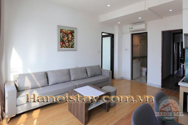 Big Balcony, Attractive Modern One Bedroom Apartment Rental in Au Co str, Tay Ho 1
