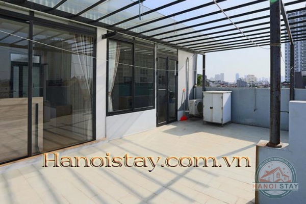 Big Balcony, Attractive Modern One Bedroom Apartment Rental in Au Co str, Tay Ho 7