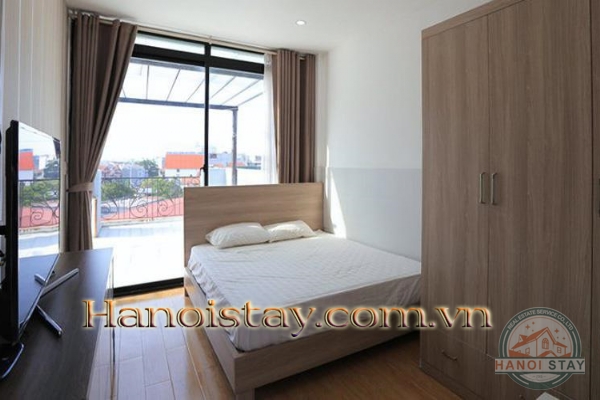 Big Balcony, Attractive Modern One Bedroom Apartment Rental in Au Co str, Tay Ho 10