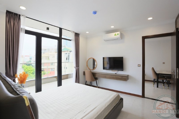 Big Balcony, Nice View & High standard 02 BR Apartment for rent in Truc Bach, Ba Dinh 4