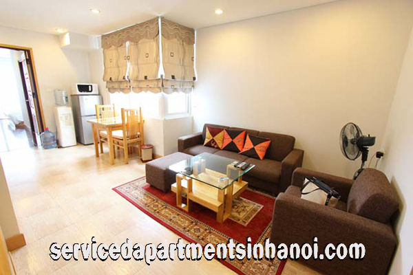 Big Balcony One Bedroom Apartment for rent in Kim Ma street, Ba Dinh 2