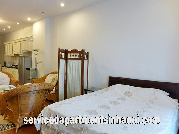 Big one bedroom studio apartment leasing face to Truc Bach lake, Ba Dinh 5