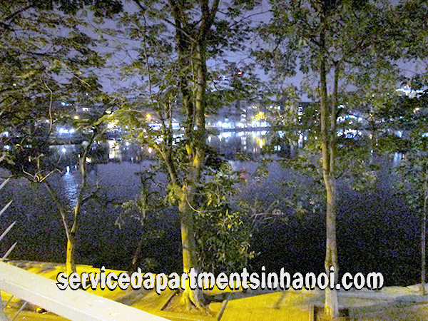 Big one bedroom studio apartment leasing face to Truc Bach lake, Ba Dinh 9