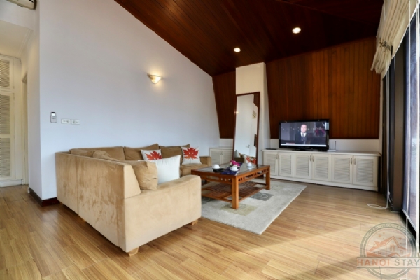 Big Terrace and Lake View 02 BR Apartment for rent in Truc Bach Area, Ba Dinh 1
