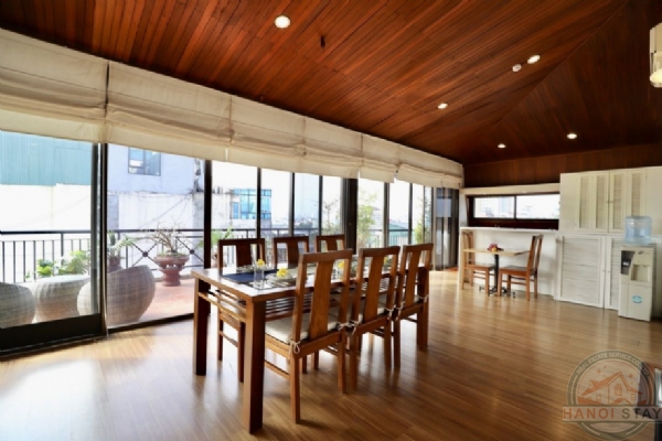 Big Terrace and Lake View 02 BR Apartment for rent in Truc Bach Area, Ba Dinh 4