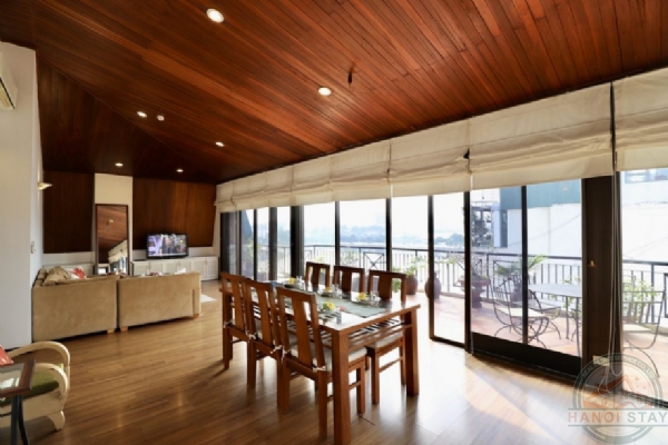 Big Terrace and Lake View 02 BR Apartment for rent in Truc Bach Area, Ba Dinh 5