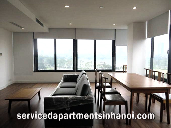 Brand New 2 bedroom apartment with Beautiful Lakeview for rent in Dong Da 1