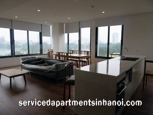 Brand New 2 bedroom apartment with Beautiful Lakeview for rent in Dong Da 2