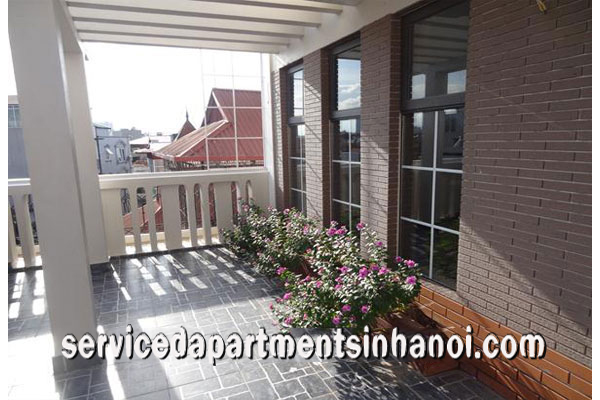 Brand New 2 bedroom apartment with Beautiful terrace Rental in Dao Tan, Hanoi 2