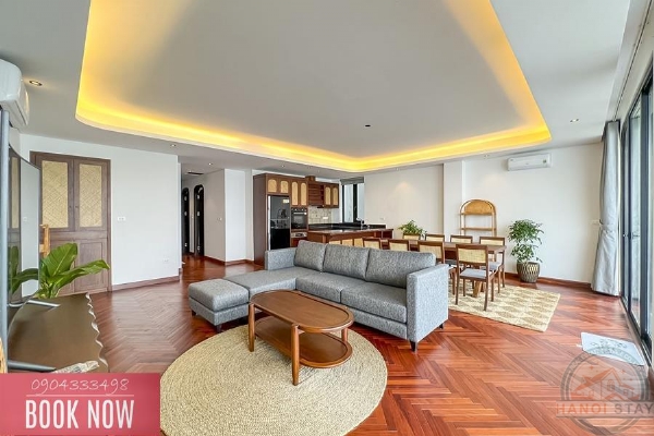Brand New 3BR Apartment with Lake View and Spacious Balcony for Rent on Quang Khanh 2