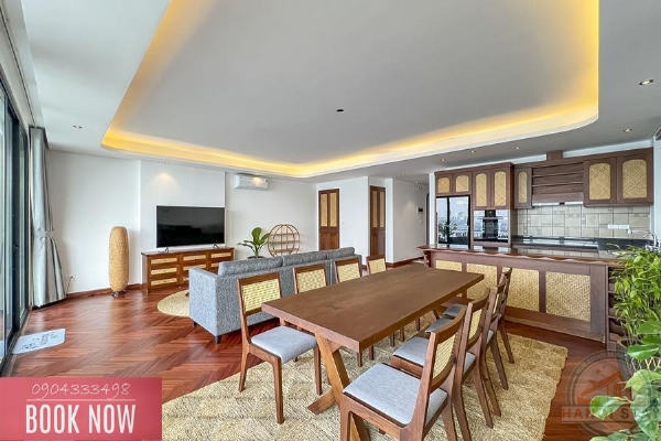 Brand New 3BR Apartment with Lake View and Spacious Balcony for Rent on Quang Khanh 4