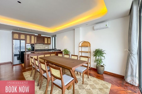 Brand New 3BR Apartment with Lake View and Spacious Balcony for Rent on Quang Khanh 5