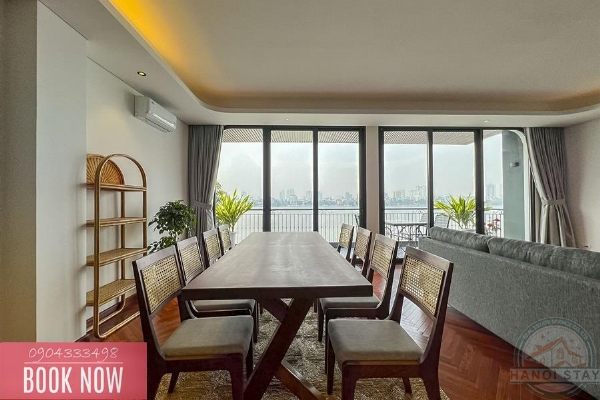 Brand New 3BR Apartment with Lake View and Spacious Balcony for Rent on Quang Khanh 6