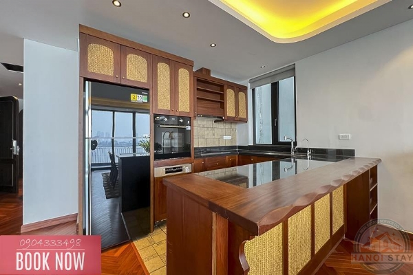 Brand New 3BR Apartment with Lake View and Spacious Balcony for Rent on Quang Khanh 8