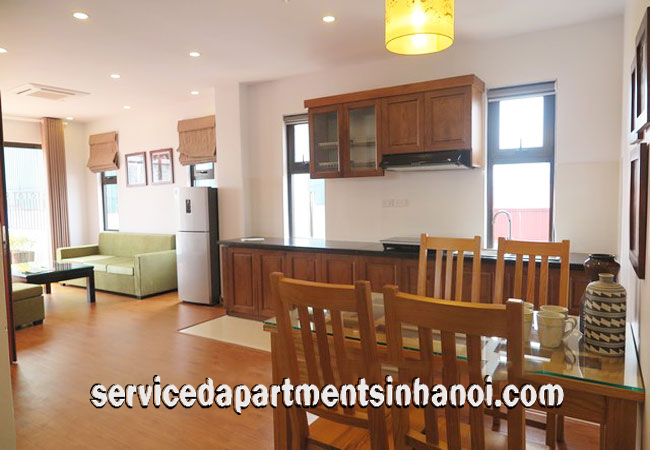 Brand New Apartment with Nice Garden Rental in Linh Lang str, Ba Dinh 2