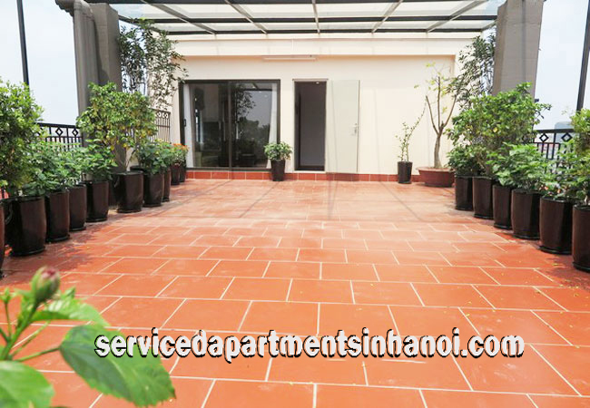 Brand New Apartment with Nice Garden Rental in Linh Lang str, Ba Dinh 4