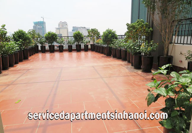 Brand New Apartment with Nice Garden Rental in Linh Lang str, Ba Dinh 6