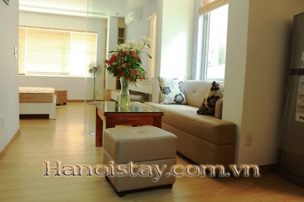 Brand New One Bedroom Apartment Rental in Dao Tan str, Ba Dinh 1