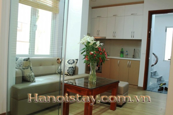 Brand New One Bedroom Apartment Rental in Dao Tan str, Ba Dinh 3